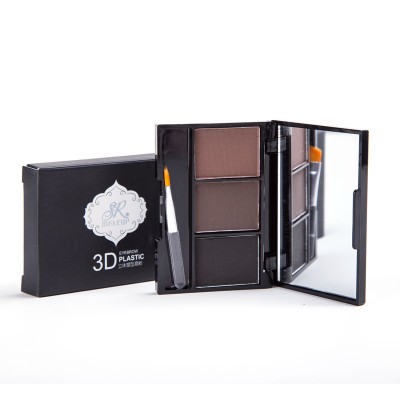 Professional make up products colour eyebrow powder make up eyebrow with brush